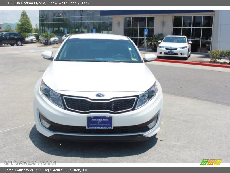 Snow White Pearl / Black 2012 Kia Optima Hybrid