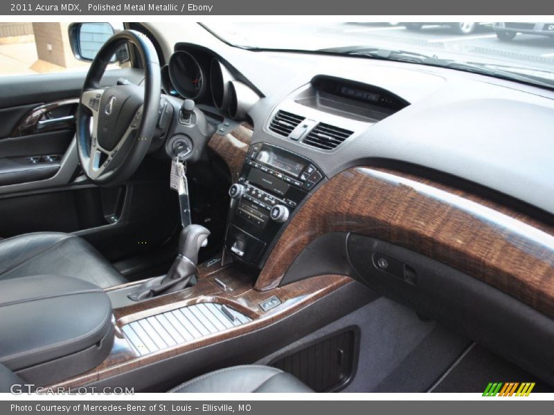 Polished Metal Metallic / Ebony 2011 Acura MDX