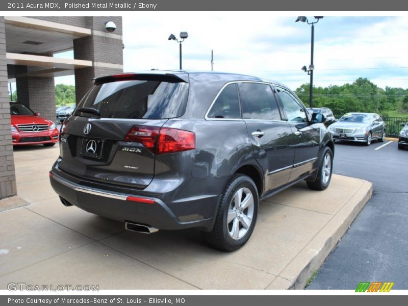 Polished Metal Metallic / Ebony 2011 Acura MDX