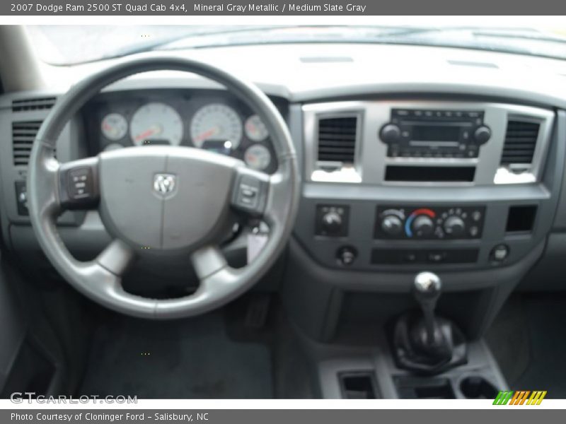 Mineral Gray Metallic / Medium Slate Gray 2007 Dodge Ram 2500 ST Quad Cab 4x4