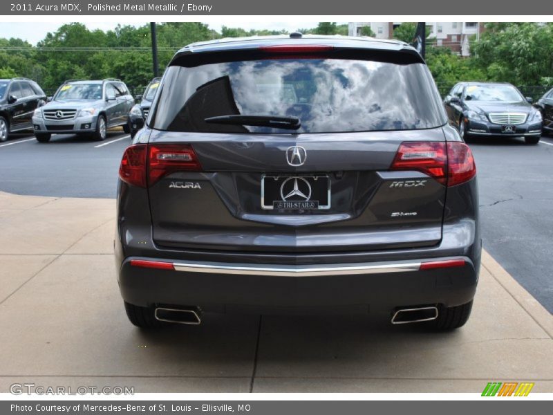 Polished Metal Metallic / Ebony 2011 Acura MDX