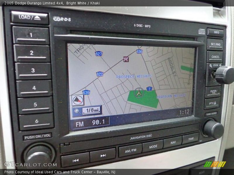Navigation of 2005 Durango Limited 4x4
