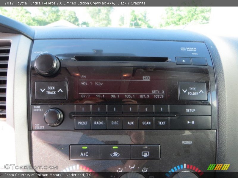 Black / Graphite 2012 Toyota Tundra T-Force 2.0 Limited Edition CrewMax 4x4