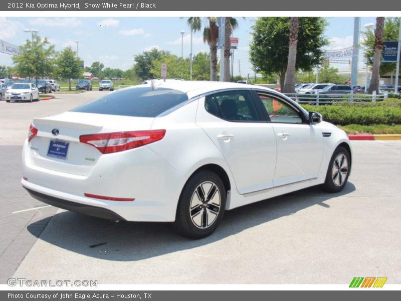 Snow White Pearl / Black 2012 Kia Optima Hybrid