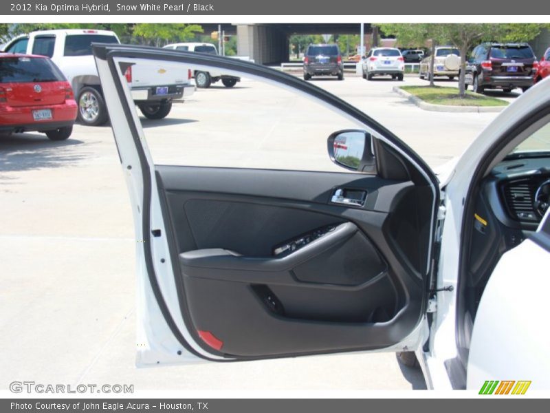 Snow White Pearl / Black 2012 Kia Optima Hybrid