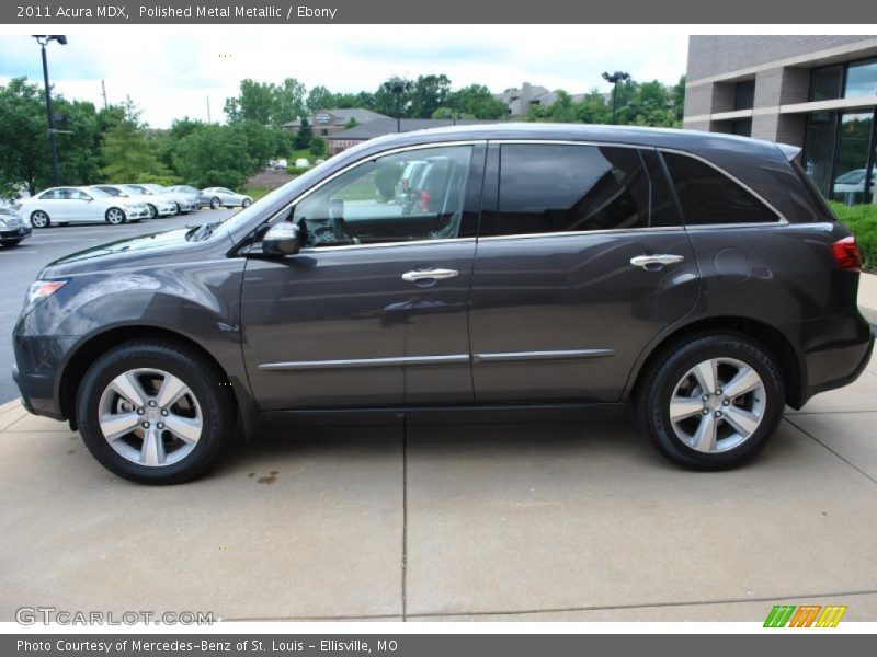 Polished Metal Metallic / Ebony 2011 Acura MDX
