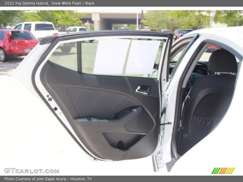 Snow White Pearl / Black 2012 Kia Optima Hybrid