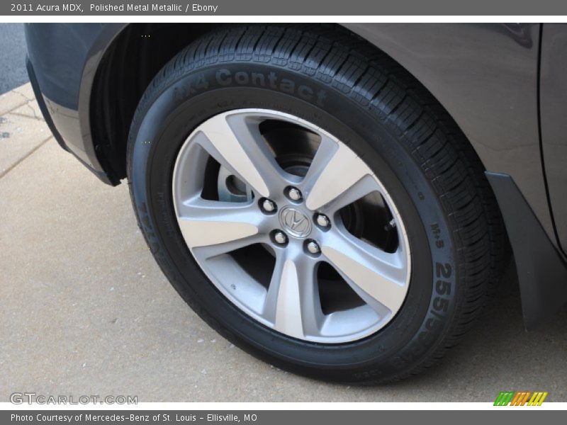 Polished Metal Metallic / Ebony 2011 Acura MDX