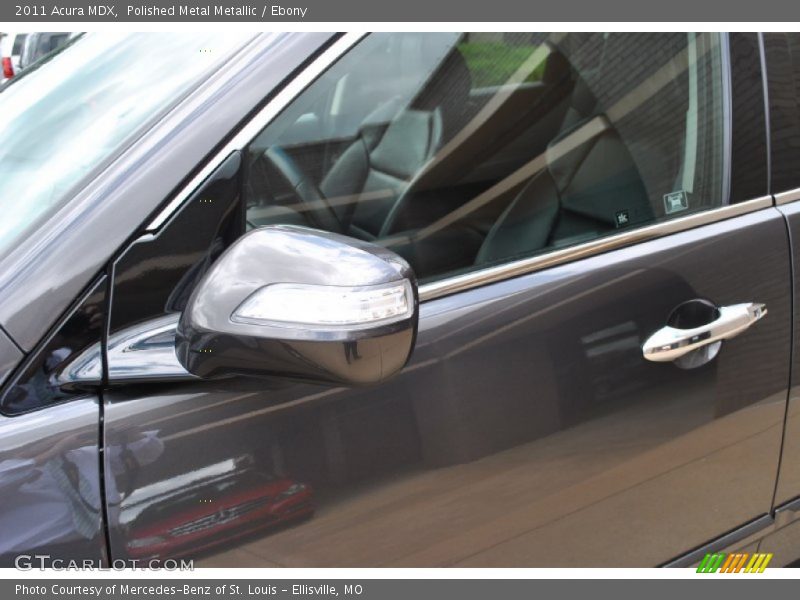 Polished Metal Metallic / Ebony 2011 Acura MDX