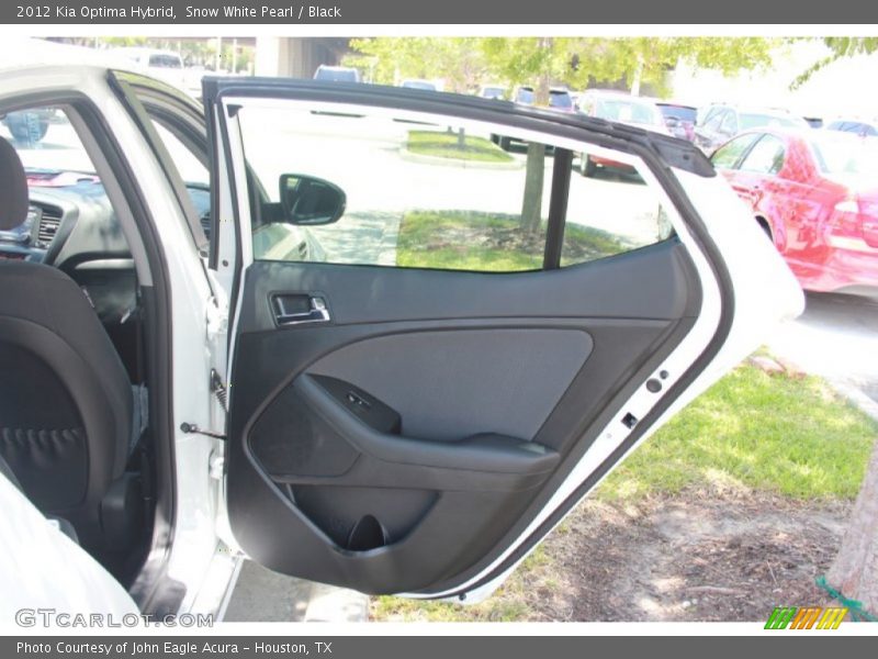 Snow White Pearl / Black 2012 Kia Optima Hybrid