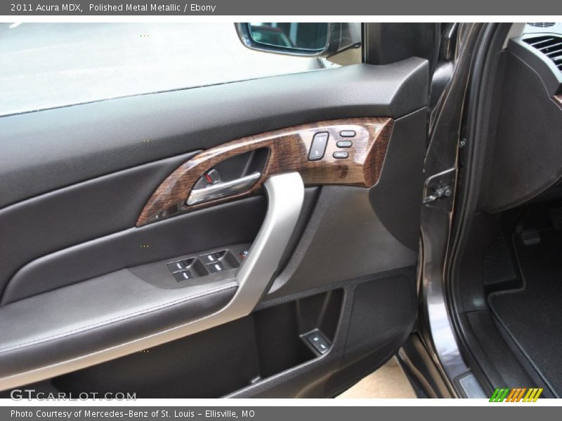 Polished Metal Metallic / Ebony 2011 Acura MDX