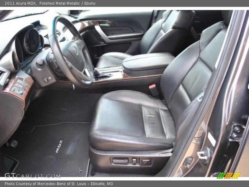 Polished Metal Metallic / Ebony 2011 Acura MDX