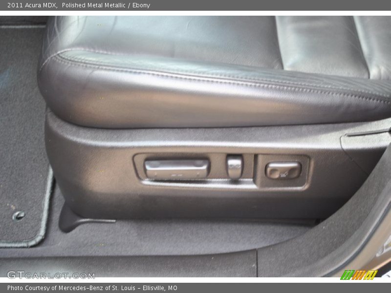 Polished Metal Metallic / Ebony 2011 Acura MDX
