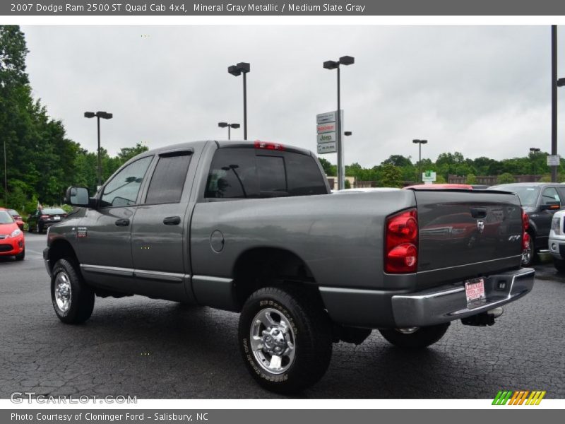 Mineral Gray Metallic / Medium Slate Gray 2007 Dodge Ram 2500 ST Quad Cab 4x4