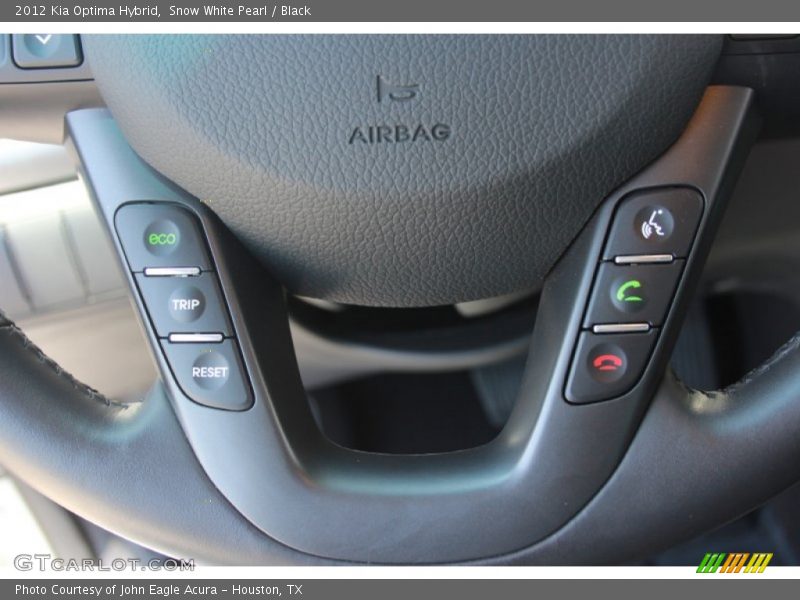 Snow White Pearl / Black 2012 Kia Optima Hybrid