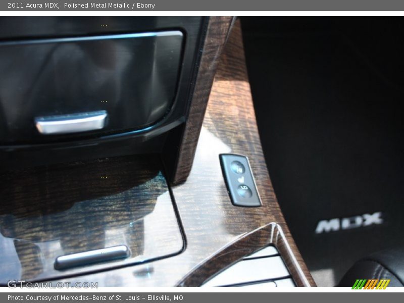 Polished Metal Metallic / Ebony 2011 Acura MDX