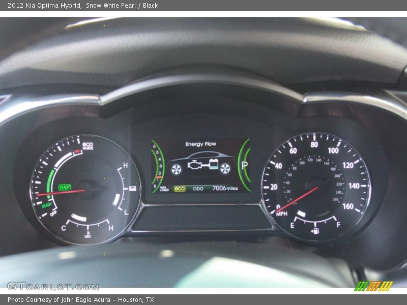 Snow White Pearl / Black 2012 Kia Optima Hybrid
