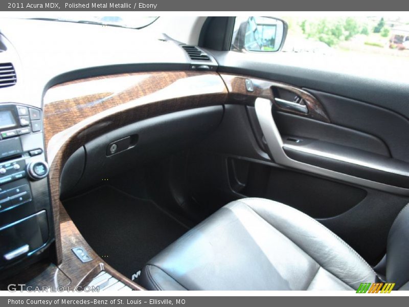 Polished Metal Metallic / Ebony 2011 Acura MDX