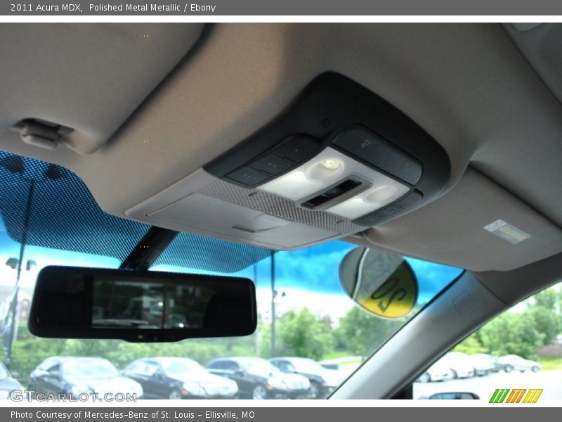 Polished Metal Metallic / Ebony 2011 Acura MDX