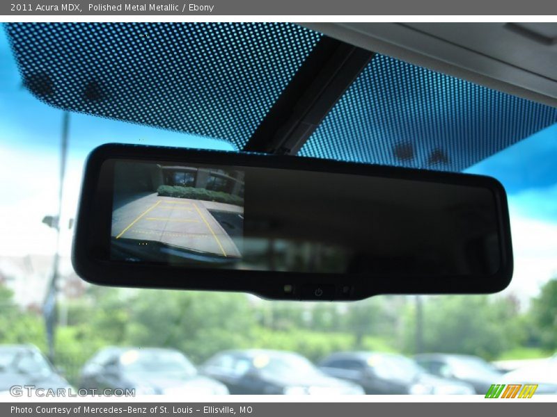 Polished Metal Metallic / Ebony 2011 Acura MDX
