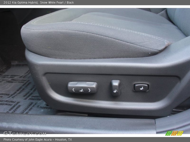 Snow White Pearl / Black 2012 Kia Optima Hybrid
