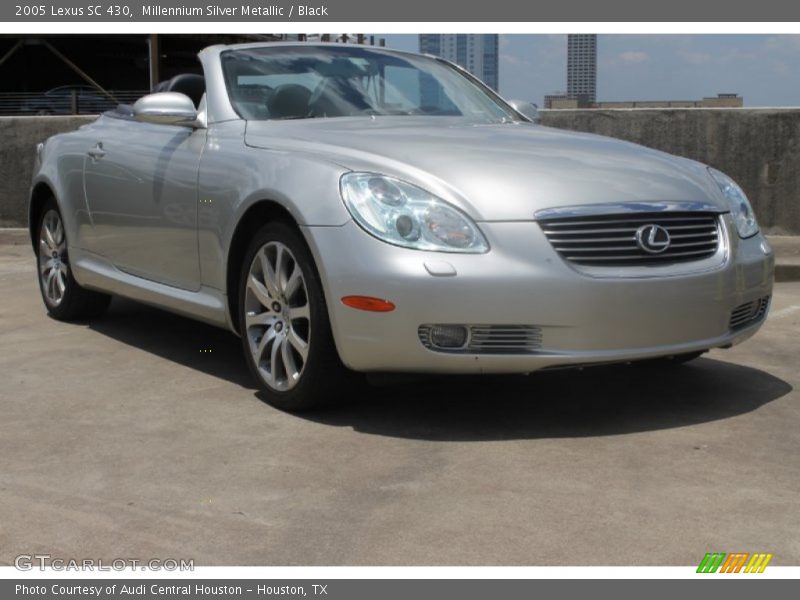 Millennium Silver Metallic / Black 2005 Lexus SC 430