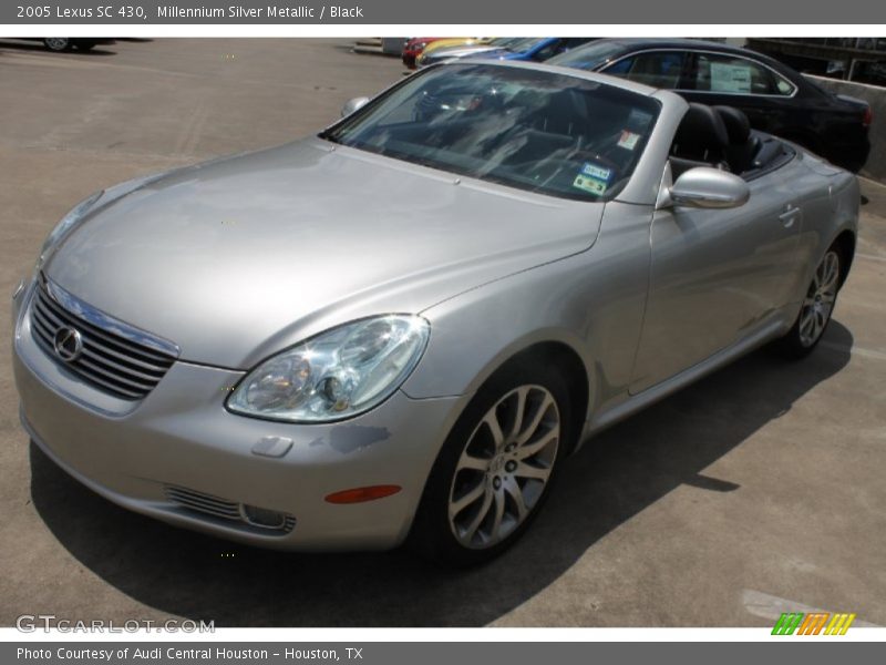 Millennium Silver Metallic / Black 2005 Lexus SC 430