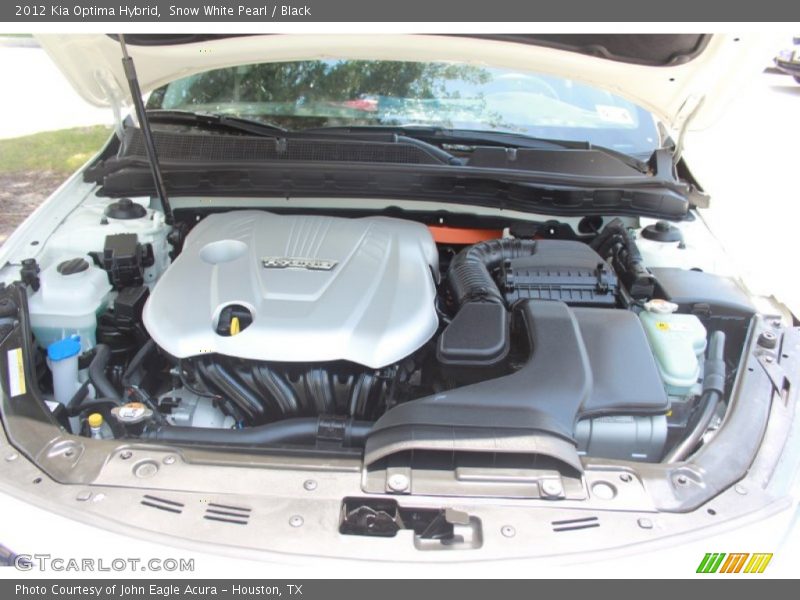 Snow White Pearl / Black 2012 Kia Optima Hybrid