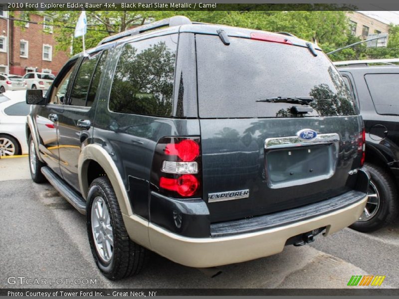 Black Pearl Slate Metallic / Camel 2010 Ford Explorer Eddie Bauer 4x4
