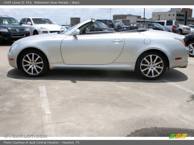 Millennium Silver Metallic / Black 2005 Lexus SC 430