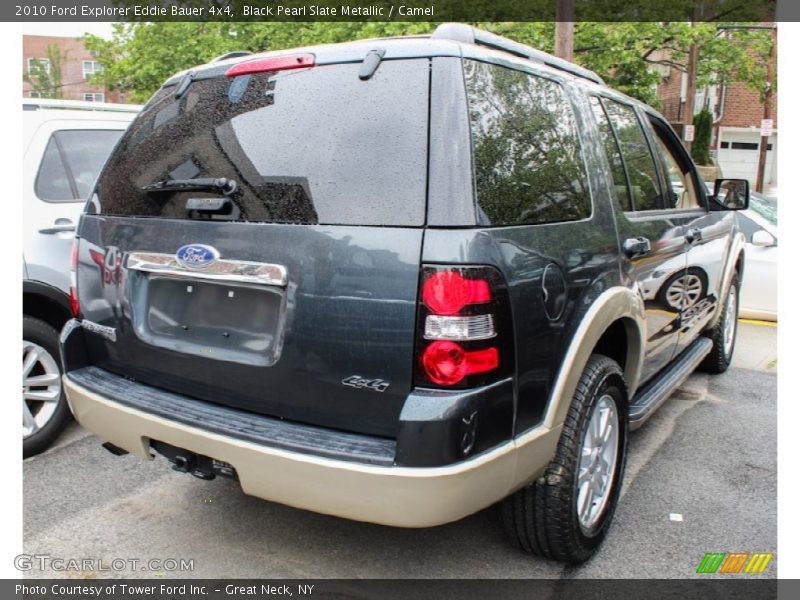 Black Pearl Slate Metallic / Camel 2010 Ford Explorer Eddie Bauer 4x4