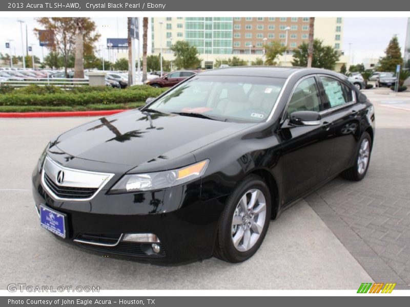 Crystal Black Pearl / Ebony 2013 Acura TL SH-AWD