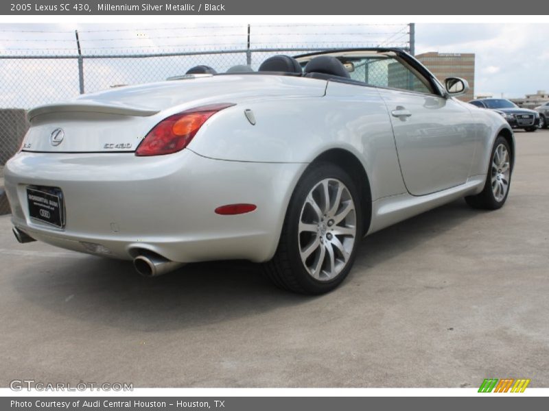 Millennium Silver Metallic / Black 2005 Lexus SC 430