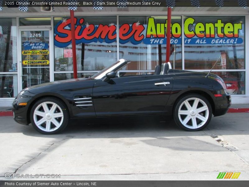 Black / Dark Slate Grey/Medium Slate Grey 2005 Chrysler Crossfire Limited Roadster