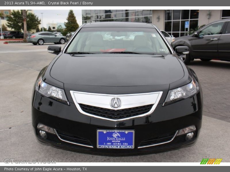 Crystal Black Pearl / Ebony 2013 Acura TL SH-AWD