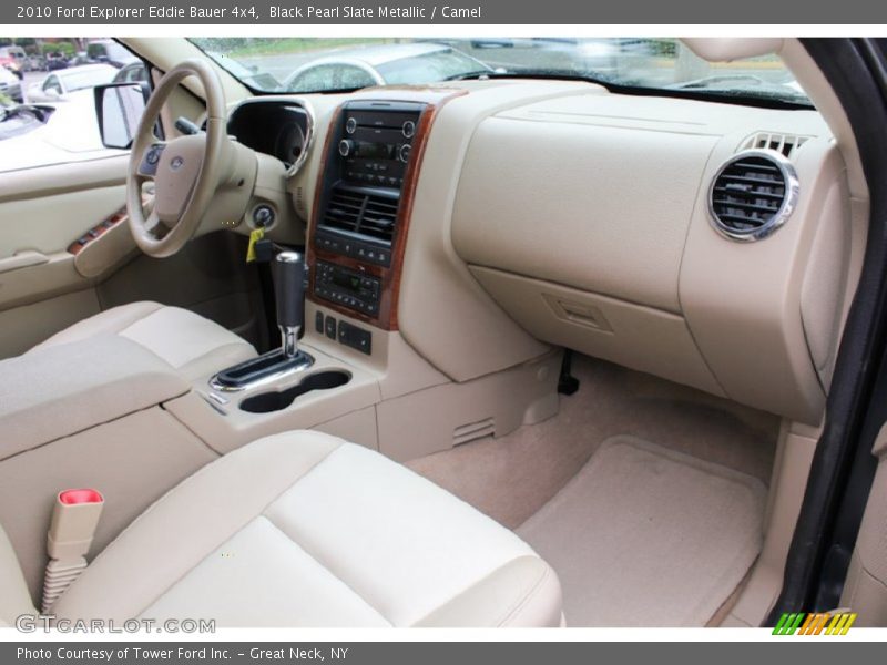 Black Pearl Slate Metallic / Camel 2010 Ford Explorer Eddie Bauer 4x4