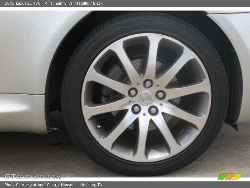 Millennium Silver Metallic / Black 2005 Lexus SC 430