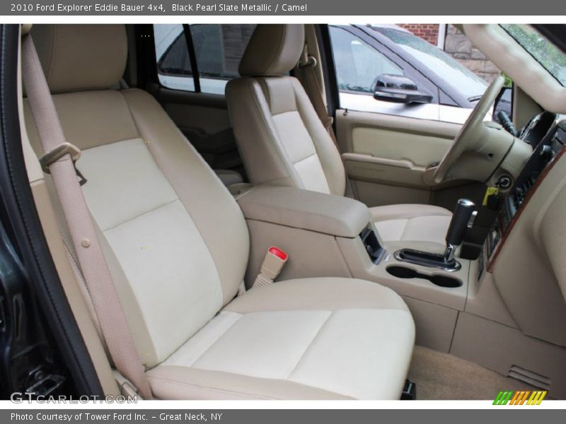 Black Pearl Slate Metallic / Camel 2010 Ford Explorer Eddie Bauer 4x4