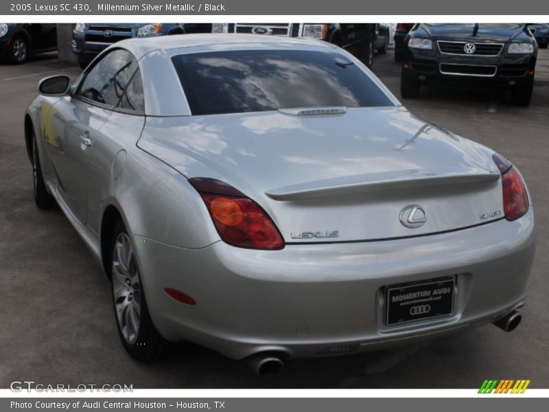 Millennium Silver Metallic / Black 2005 Lexus SC 430