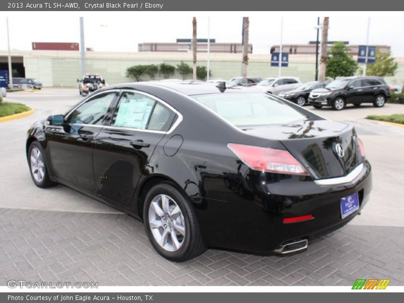 Crystal Black Pearl / Ebony 2013 Acura TL SH-AWD