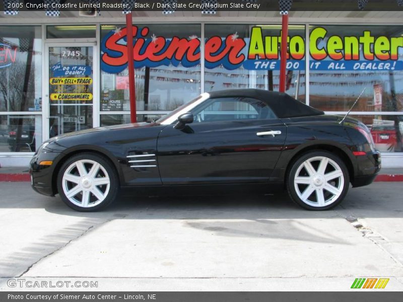 Black / Dark Slate Grey/Medium Slate Grey 2005 Chrysler Crossfire Limited Roadster