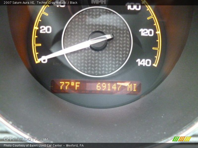 Techno Gray Metallic / Black 2007 Saturn Aura XE