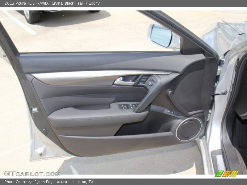 Crystal Black Pearl / Ebony 2013 Acura TL SH-AWD