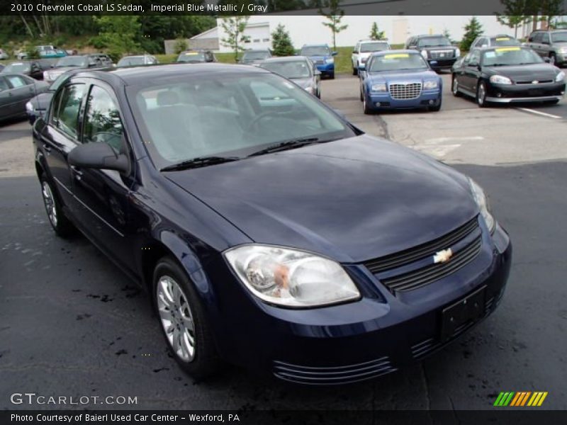 Imperial Blue Metallic / Gray 2010 Chevrolet Cobalt LS Sedan