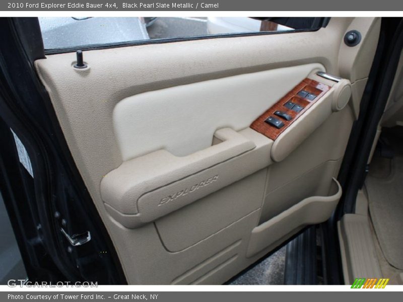 Black Pearl Slate Metallic / Camel 2010 Ford Explorer Eddie Bauer 4x4