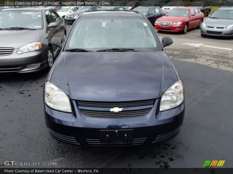 Imperial Blue Metallic / Gray 2010 Chevrolet Cobalt LS Sedan