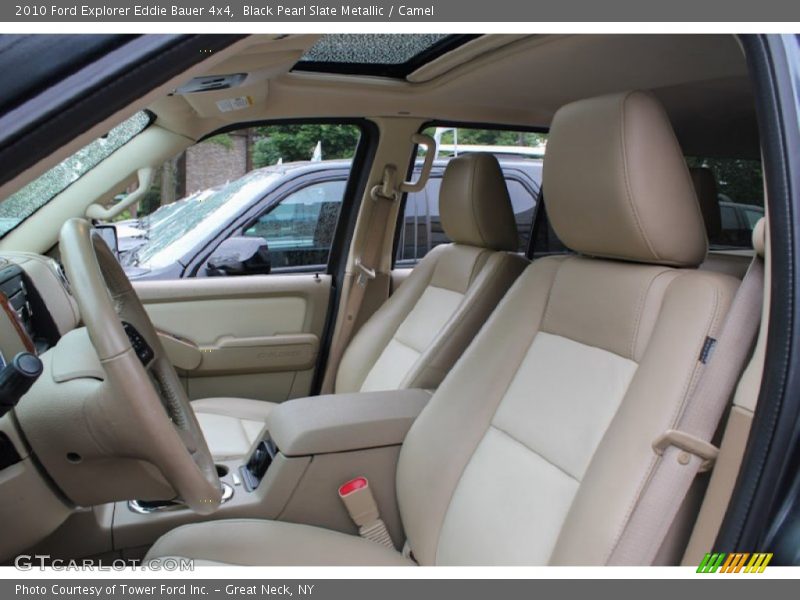 Black Pearl Slate Metallic / Camel 2010 Ford Explorer Eddie Bauer 4x4