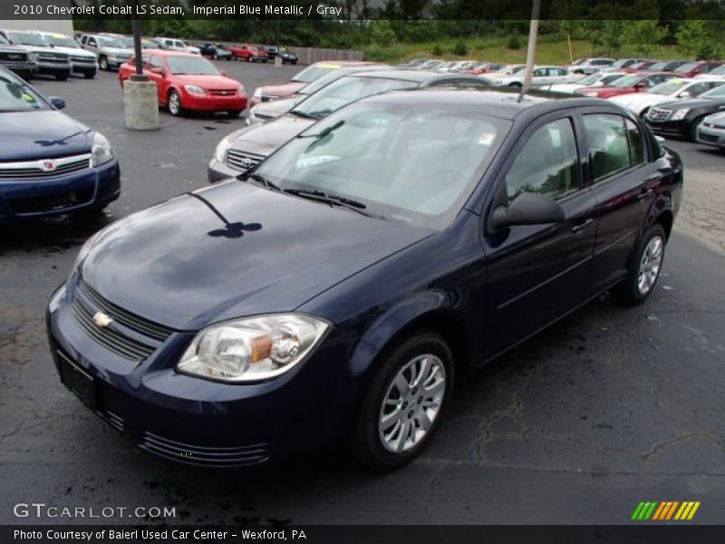 Imperial Blue Metallic / Gray 2010 Chevrolet Cobalt LS Sedan