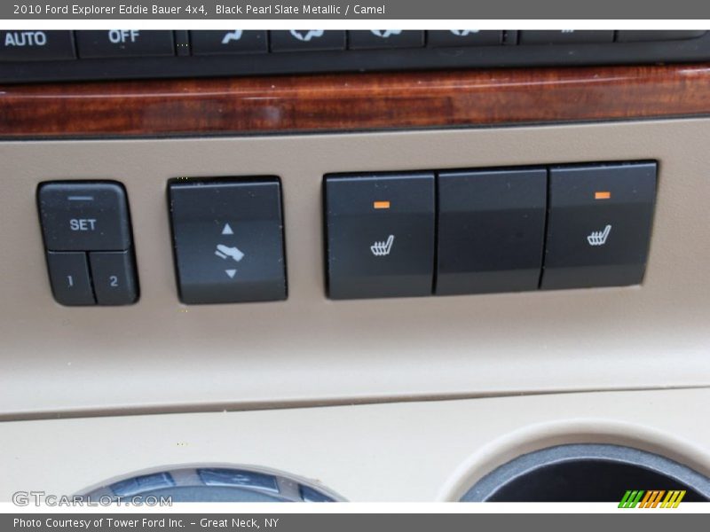 Black Pearl Slate Metallic / Camel 2010 Ford Explorer Eddie Bauer 4x4