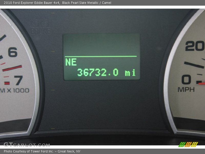 Black Pearl Slate Metallic / Camel 2010 Ford Explorer Eddie Bauer 4x4